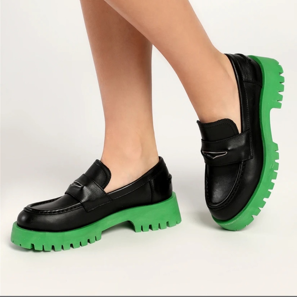 Steve Madden Women's Lawrence Lug Sole Loafers